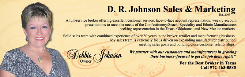 D.R. Johnson Sales and Marketing.  Over 80 years combined experiance